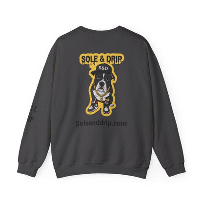 Sole and Drip Sweatshirt — Sneaker Graphic Shirt with 'SOLE AND DRIP' Design - Sole & Drip