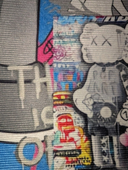 NEW KAWS Companion Boxer Graffiti Rug 32x18" Street Art Hypebeast Runner Mat - Sole & Drip