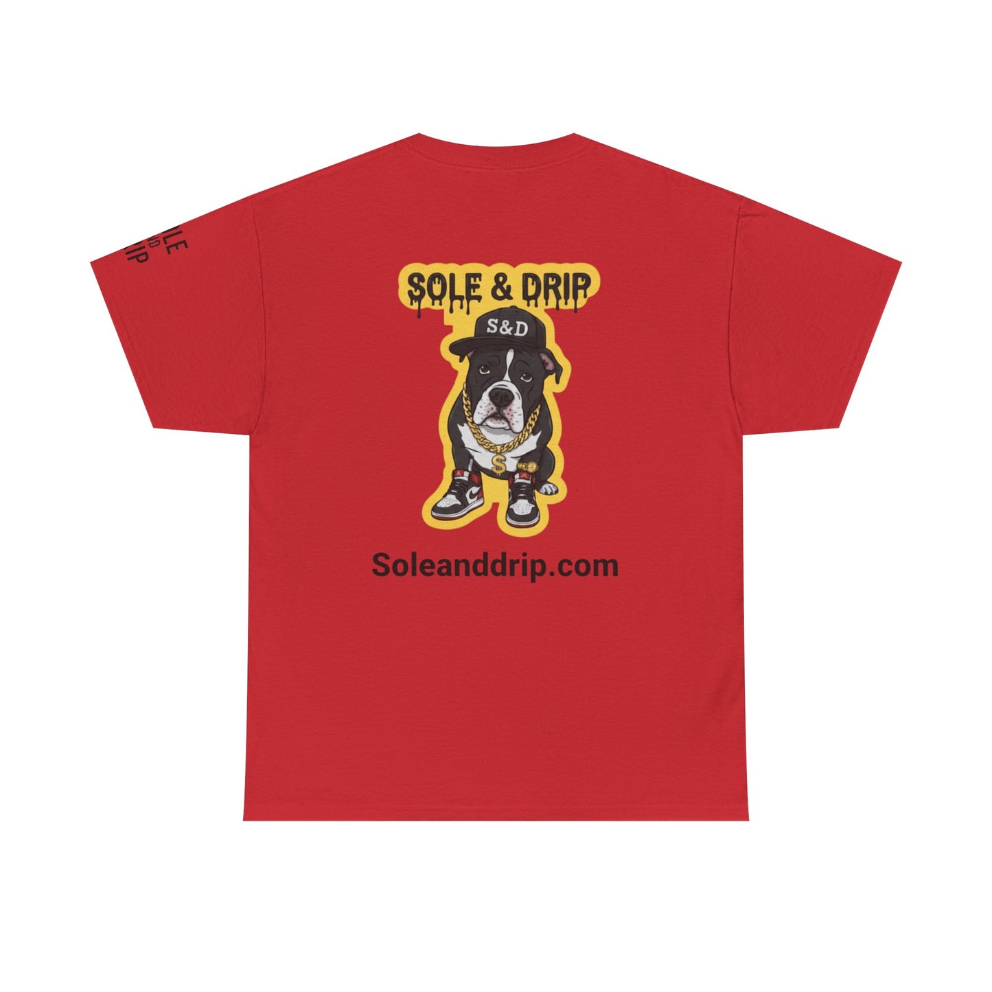 Sole and Drip Short Sleeve Tee — Sneaker Graphic Shirt with 'SOLE AND DRIP' Design