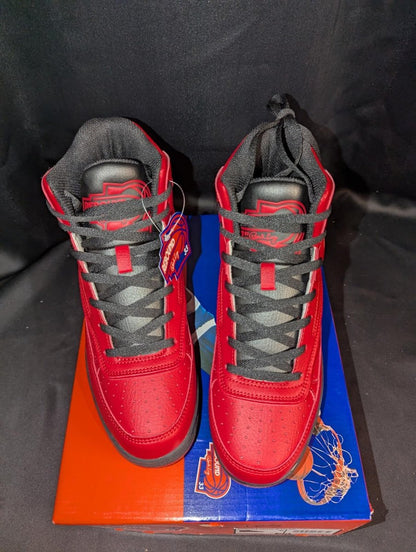 NEW NIB Patrick Ewing REBOUND ORION NON - STRAP Red Black White Men's 8 - Sole & Drip