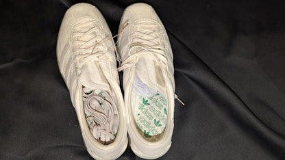 NEW NIB Adidas Tobacco Gruen "Cream Bliss" Size 7.5 GX6940 Suede Low Profile - Sole & Drip