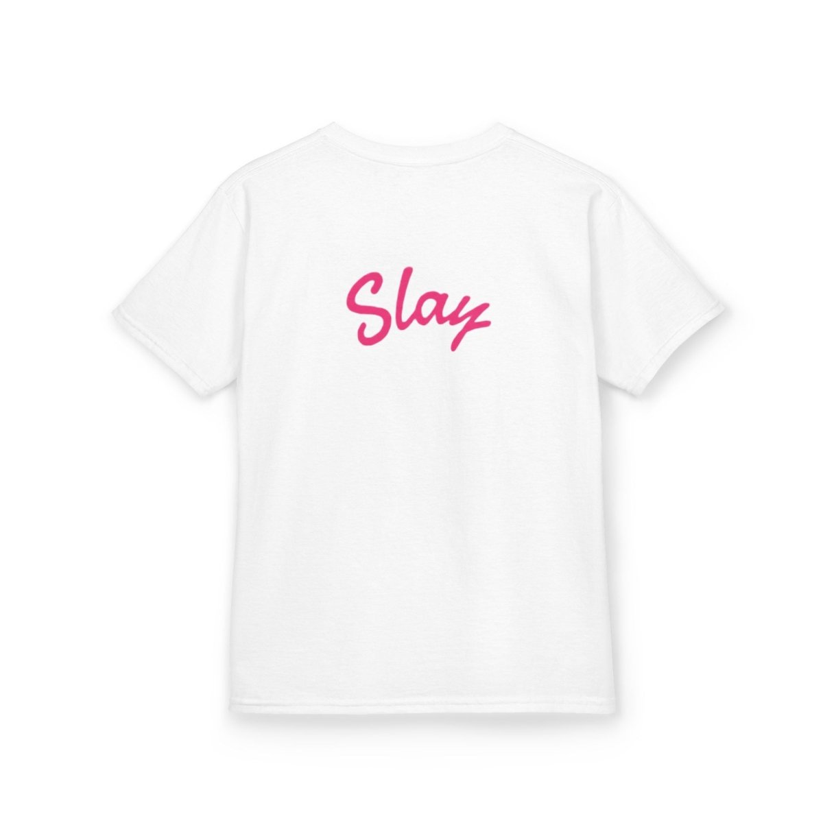 Kids Tee — Pink “Baddie 67” Front & “Slay” Back Graphic - Sole & Drip