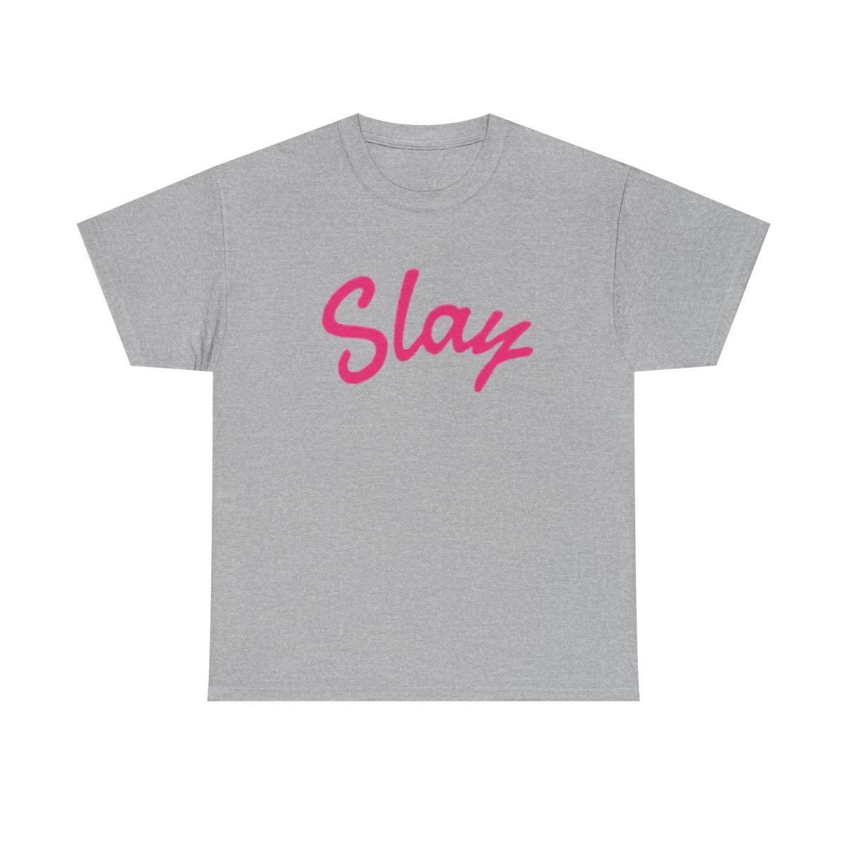 Slay Script T‑Shirt — Pink Script Graphic Tee for Trendy Women & Girls - Sole & Drip