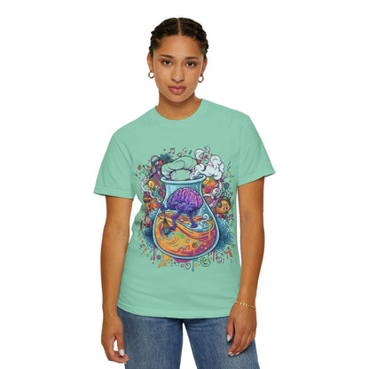 "Let Me Cook" T-Shirt — Colorful Chef Brain Illustration - Sole & Drip