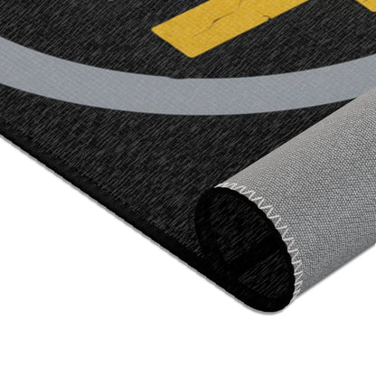 Bummed Aht Christmas Area Rug – Funny Santa Hat Holiday Doormat - Sole & Drip