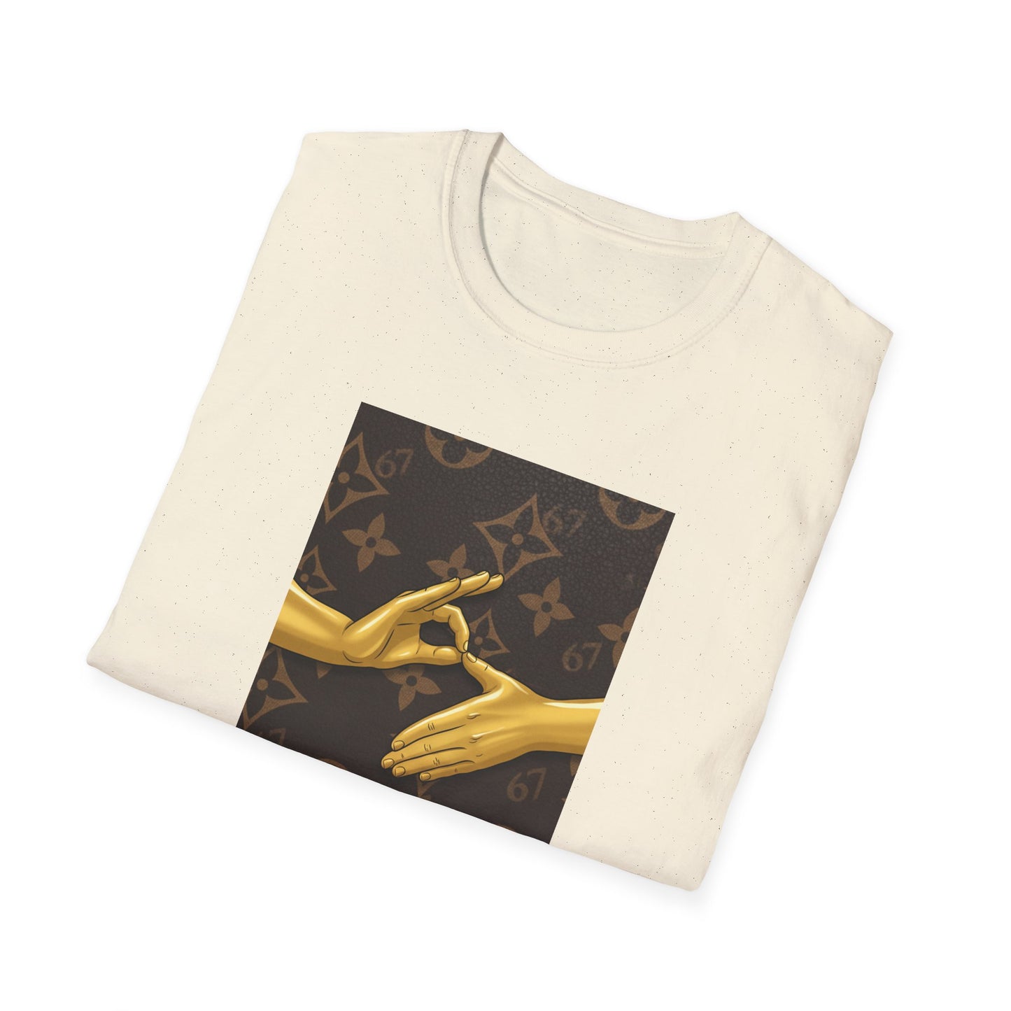 Graphic T-Shirt — Gold Hand Gesture 6 7 & IYKYK Streetwear Tee