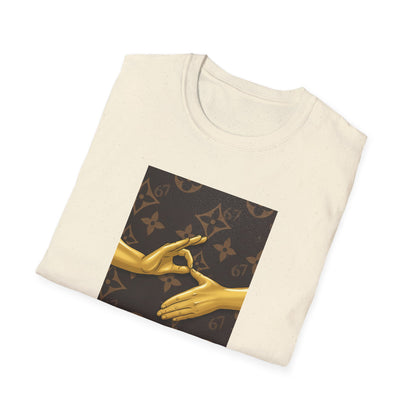 Graphic T-Shirt — Gold Hand Gesture 6 7 & IYKYK Streetwear Tee