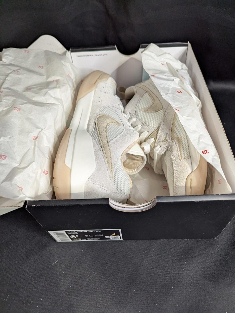 Jordan CMFT Era Wmns Size 6.5 Used VGC White/Sail/Multi Casual Retro Sneaker - Sole & Drip