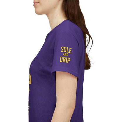 Sole and Drip Short Sleeve Tee — Sneaker Graphic Shirt with 'SOLE AND DRIP' Design - Sole & Drip