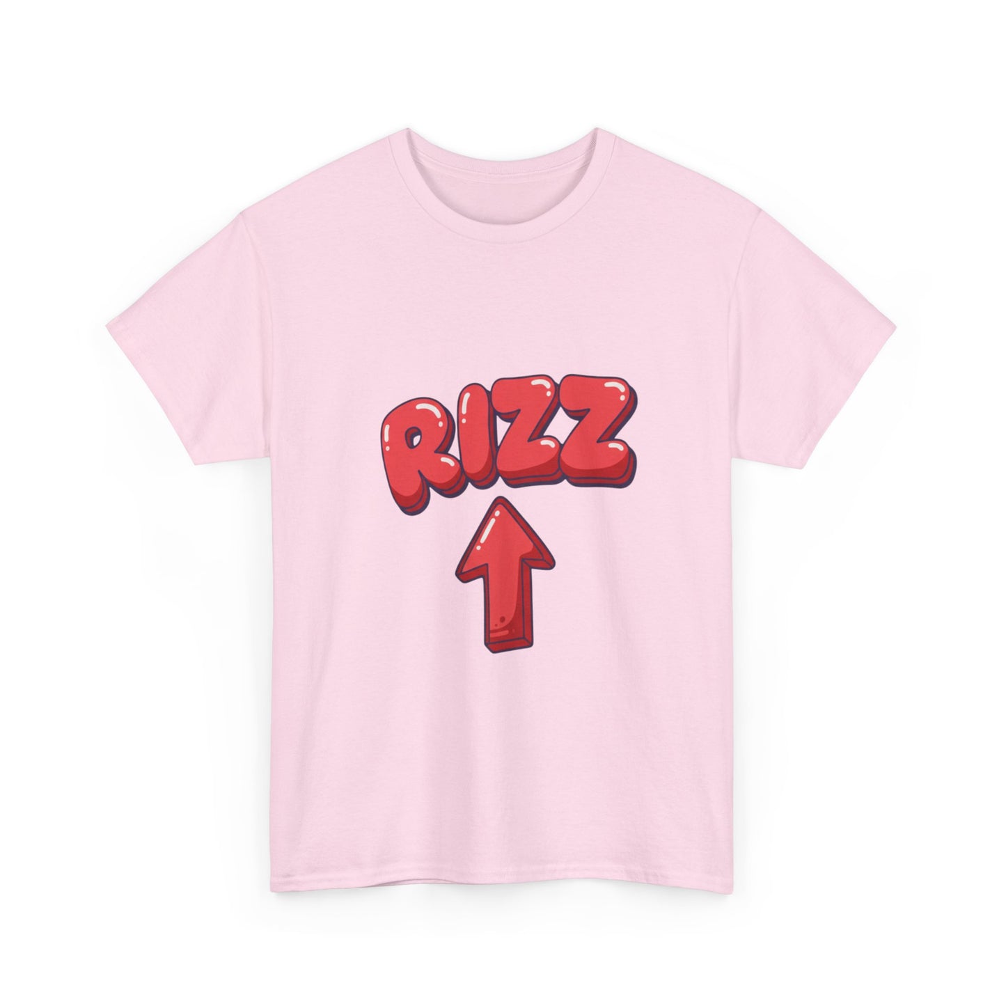 Adult Tee — Playful "RIZZ" Arrow Graphic Shirt