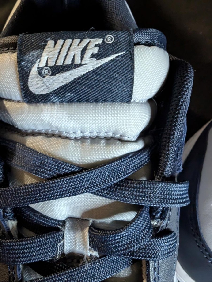 Nike Dunk Low "Georgetown" Size 13 Used VGC DD1391 - 003 Navy Blue Grey Read - Sole & Drip