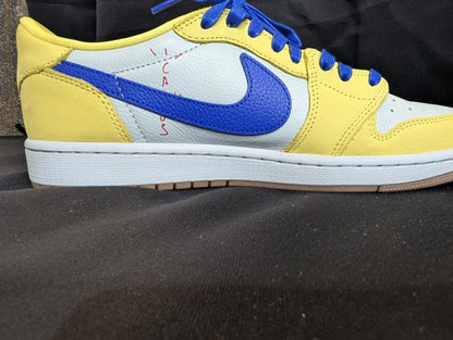 Travis Scott Jordan 1 Low OG SP "Canary" Wmns 11.5 / Men's 10 DZ4137 - 700 - Sole & Drip