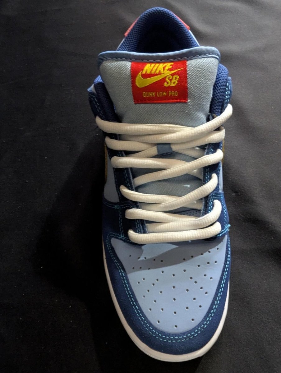 Nike SB Dunk Low Pro "Why So Sad?" Blue Red Size 9 VNDS w/ Box DX5549 - 400 - Sole & Drip