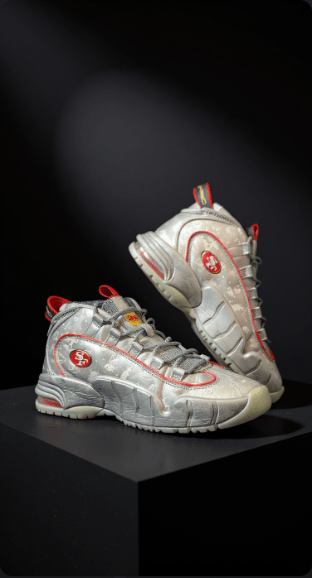 Nike Air Max Penny 1 DB "Doernbecher" 49ers Sz 13 Used Great Cond 728590 - 001 - Sole & Drip