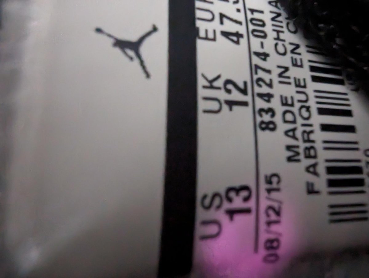 Jordan 2 Retro "Alternate '87" Black Red Size 13 Used VGC 834274 - 001 High Top - Sole & Drip