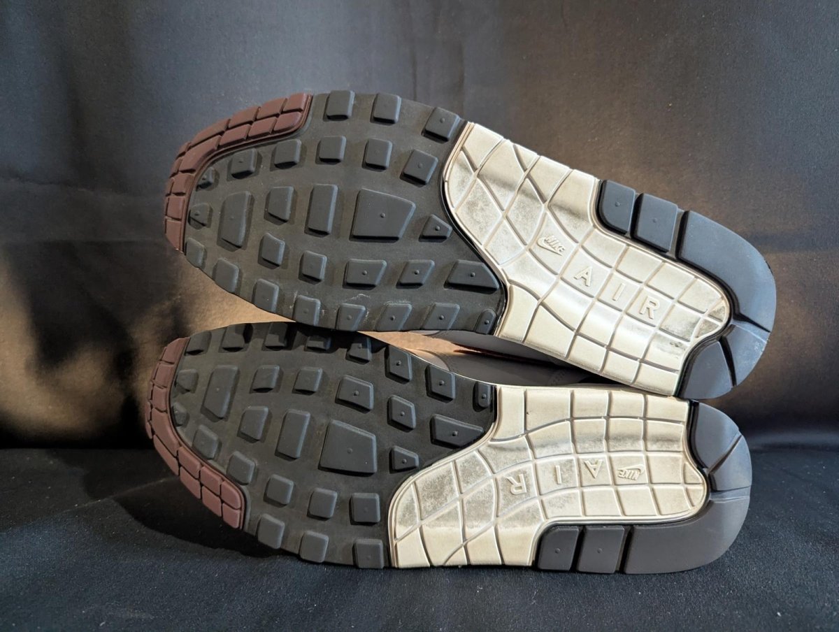 Nike Air Max 1 PRM "Mystic Dates" Size 11.5 Used VGC DB5074 - 101 Brown Grey AM1 - Sole & Drip