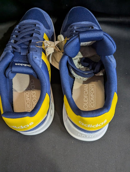 NEW Adidas Run 80s "Blue/Yellow" Retro Runner Men's Size 11 JI4871 Casual Shoe - Sole & Drip