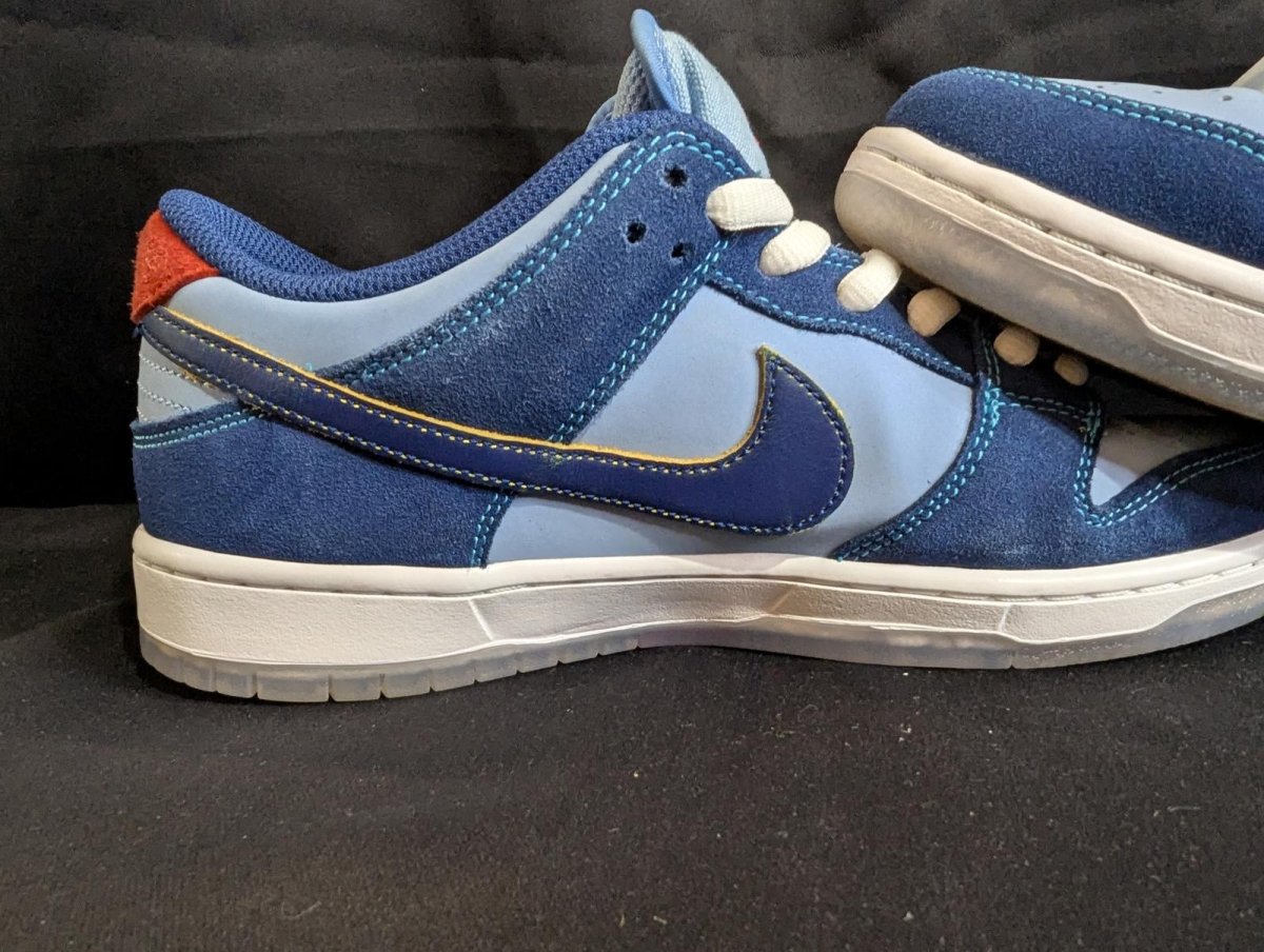 Nike SB Dunk Low Pro "Why So Sad?" Blue Red Size 9 VNDS w/ Box DX5549 - 400 - Sole & Drip