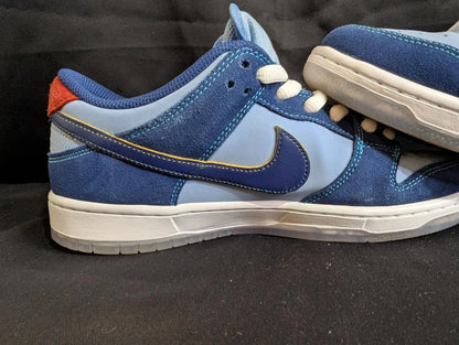 Nike SB Dunk Low Pro "Why So Sad?" Blue Red Size 9 VNDS w/ Box DX5549 - 400 - Sole & Drip