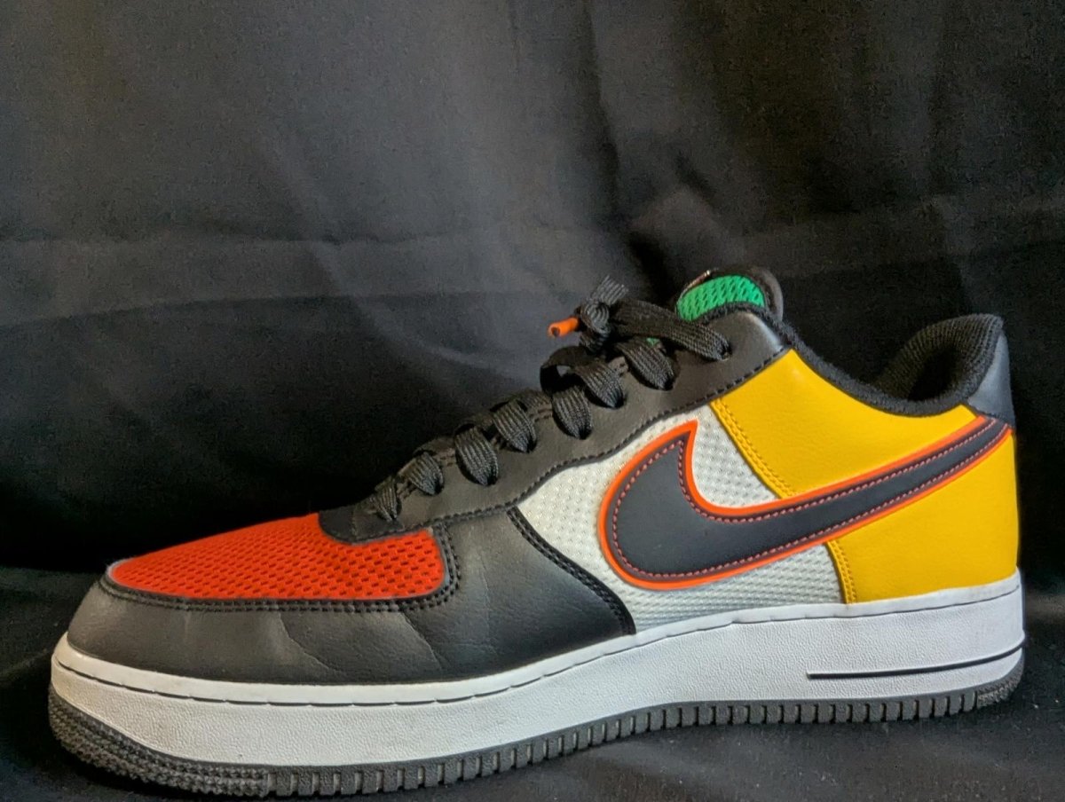 Nike Air Force 1 Low "Sunburst" Size 13 Used VGC CK9282 - 100 Multi - Color Retro - Sole & Drip