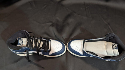 New Nike Air Jordan 1 Retro High OG GS FD1437 - 401 "Midnight Navy" Size 6.5Y - Sole & Drip
