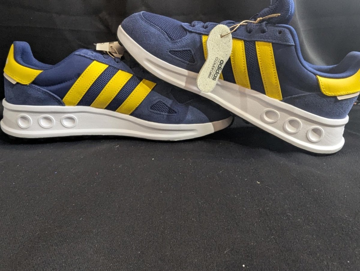 NEW Adidas Run 80s "Blue/Yellow" Retro Runner Men's Size 11 JI4871 Casual Shoe - Sole & Drip