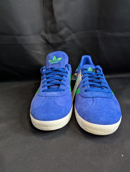 NEW Adidas Gazelle "Royal Blue/Lucid Green" Suede Size 7.5 Retro Sneaker JH5389 - Sole & Drip