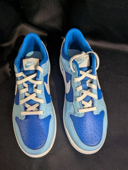 NEW NIB Nike Dunk Low Retro QS "Argon" Blue White Size 3Y Preschool DV2635 - 400 - Sole & Drip