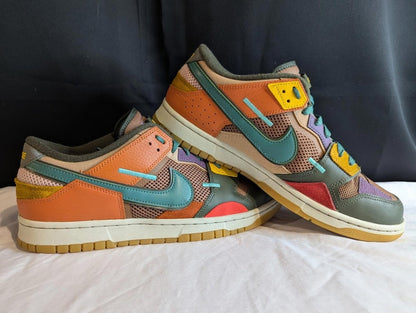 Nike Dunk Low Scrap "Archeo Brown" Size 11.5 Used VGC DB0500 - 200 Patchwork - Sole & Drip