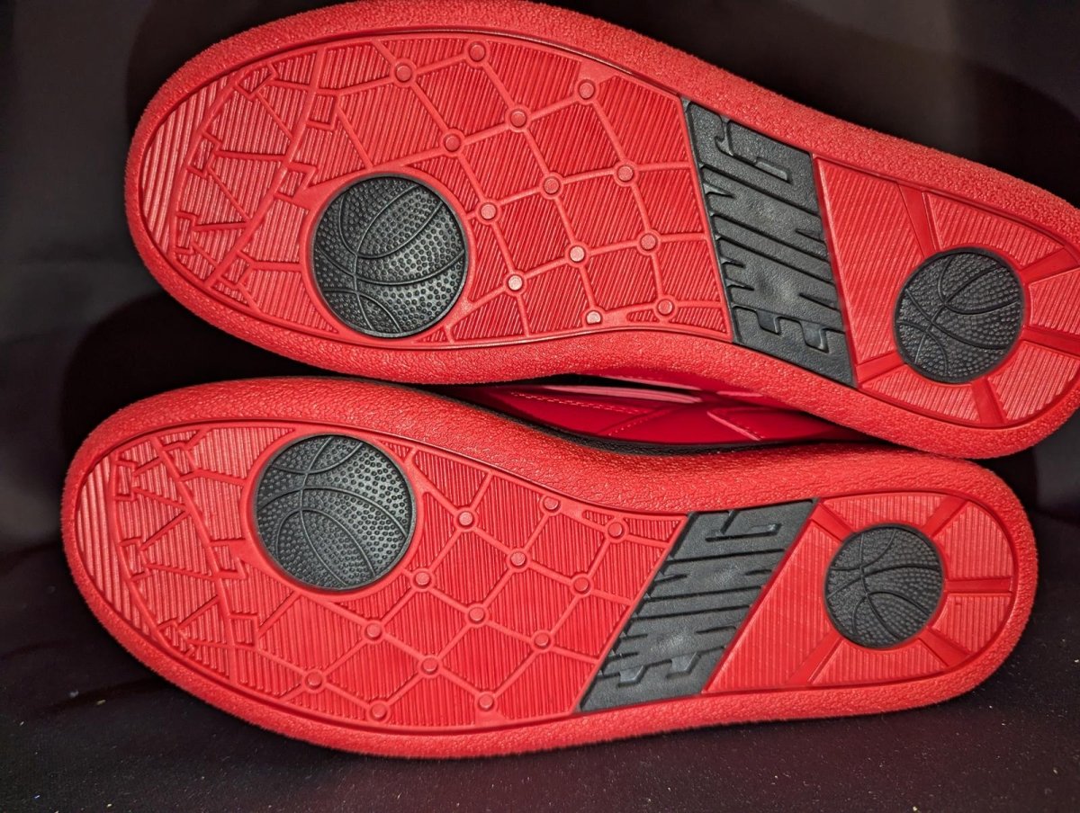 NEW NIB Patrick Ewing REBOUND ORION NON - STRAP Red Black White Men's 8 - Sole & Drip