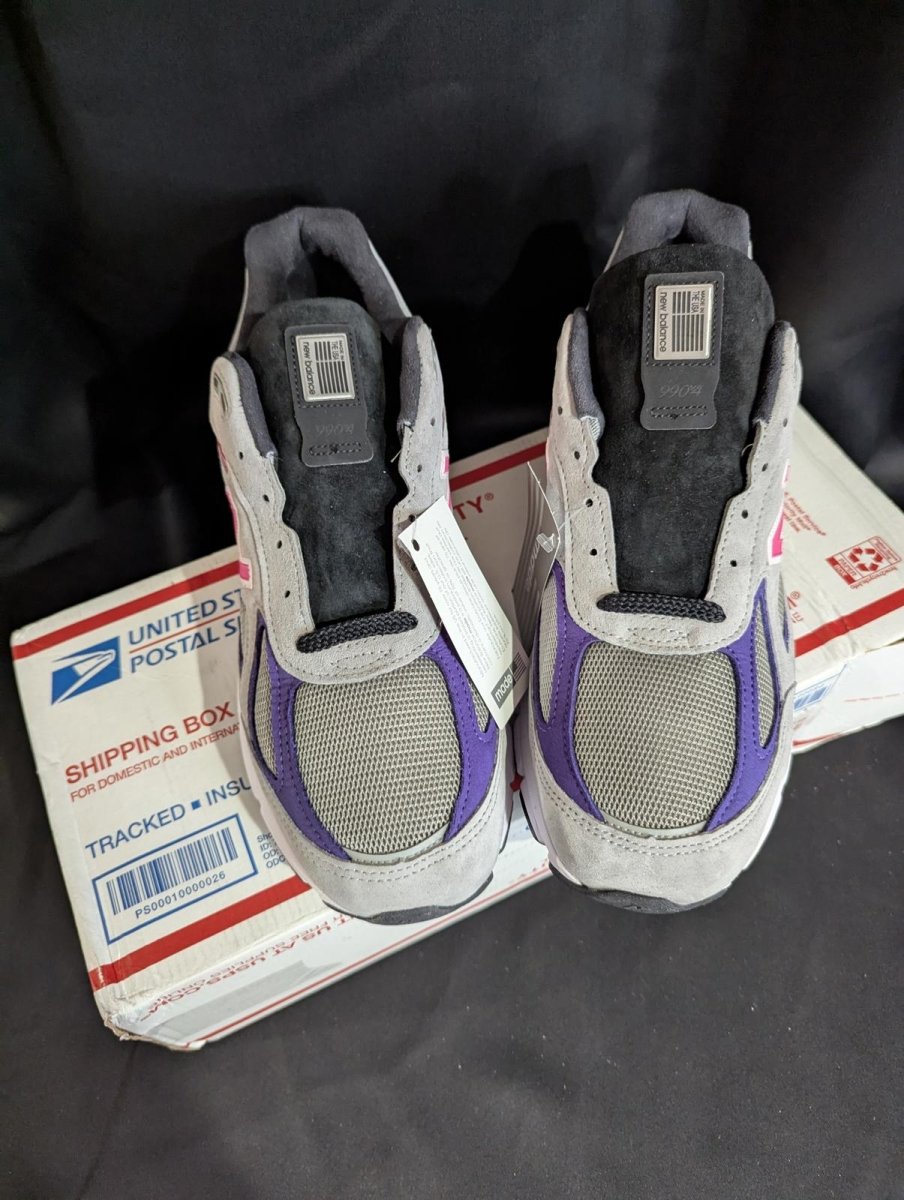 NEW NB 990v4 KITH x United Arrows & Sons Grey Pink Size 13 NWOB M990KT4 - Sole & Drip