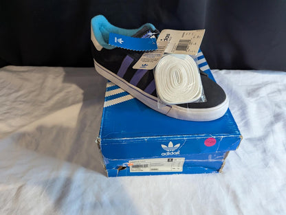ADIDAS Campus Vulc Black Purple Light Aqua G65591 VINTAGE Men's 11 NEW DS w/Box