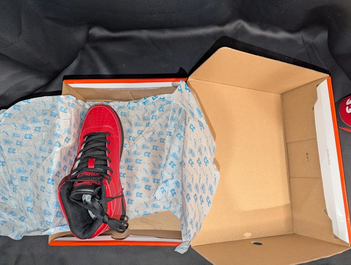 NEW NIB Patrick Ewing REBOUND ORION NON - STRAP Red Black White Men's 8 - Sole & Drip