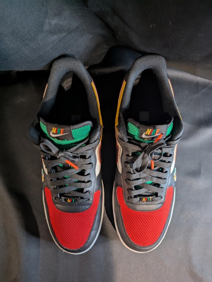 Nike Air Force 1 Low "Sunburst" Size 13 Used VGC CK9282 - 100 Multi - Color Retro - Sole & Drip