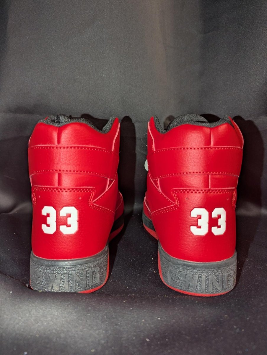 NEW NIB Patrick Ewing REBOUND ORION NON - STRAP Red Black White Men's 8 - Sole & Drip