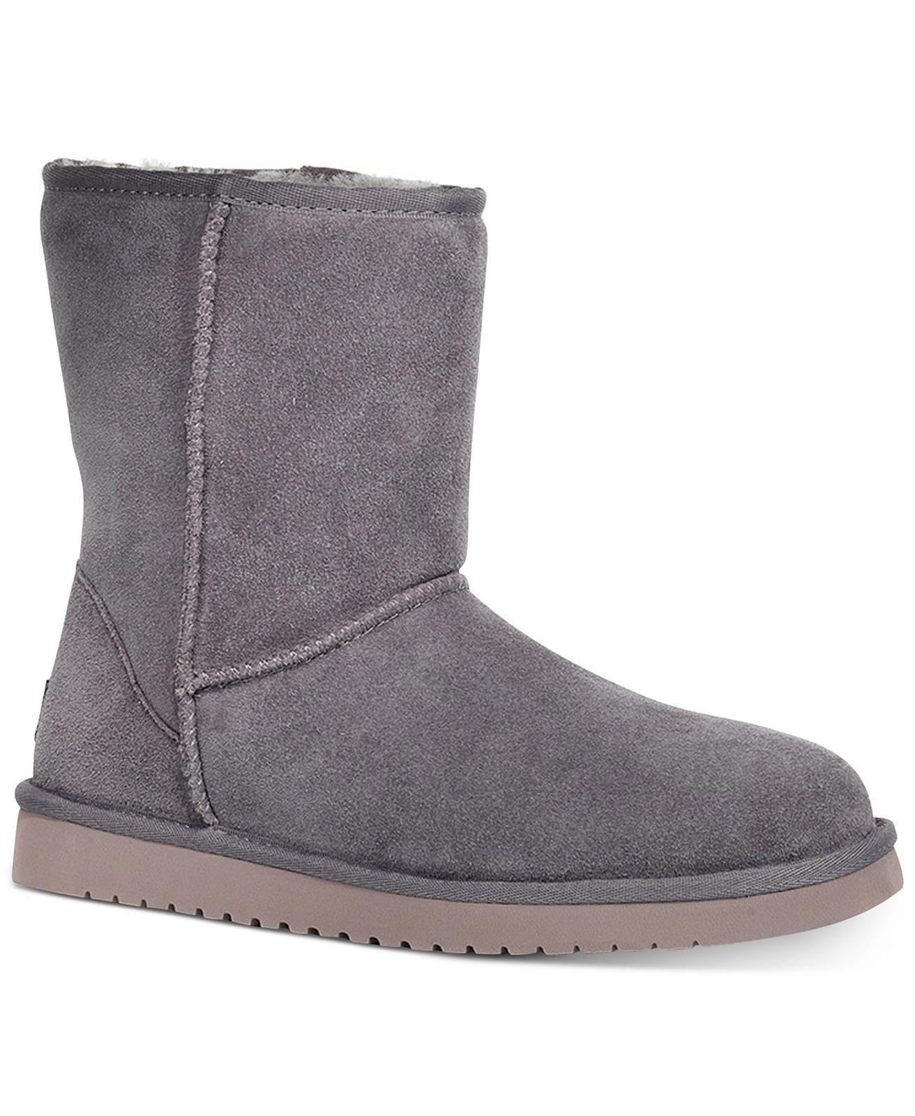 NEW KOOLABURRA UGG Koola Short Rabbit Grey Suede Boots Womens 7 1017090 W/Box