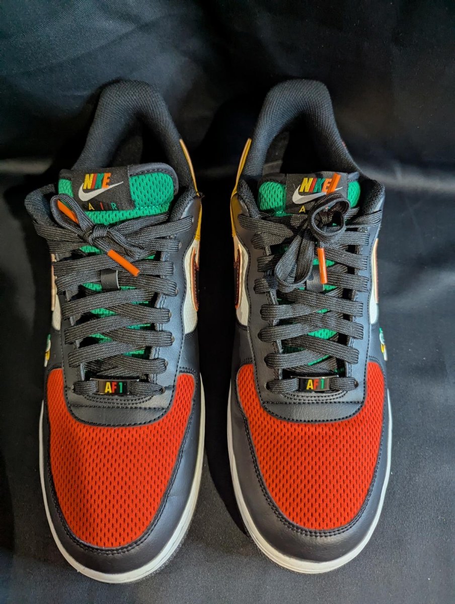 Nike Air Force 1 Low "Sunburst" Size 13 Used VGC CK9282 - 100 Multi - Color Retro - Sole & Drip