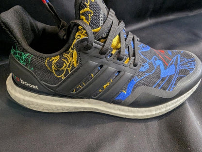 NEW Adidas UltraBoost "Disney Goofy" Black Multi - Color Youth 5.5 FW8944 - 018 - Sole & Drip