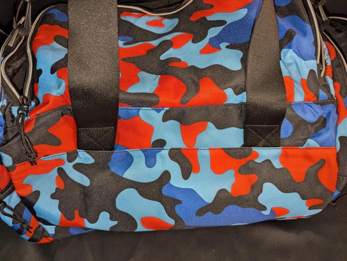 NEW Cookies SF Heritage Smell Proof Duffel Bag Blue Red Black Camo Streetwear - Sole & Drip