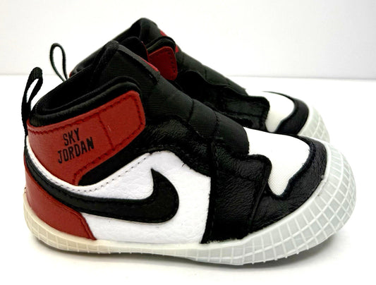 NEW Air Jordan 1 Crib Bootie Infant Shoes 2C Black Toe Reimagined HJ9289-061