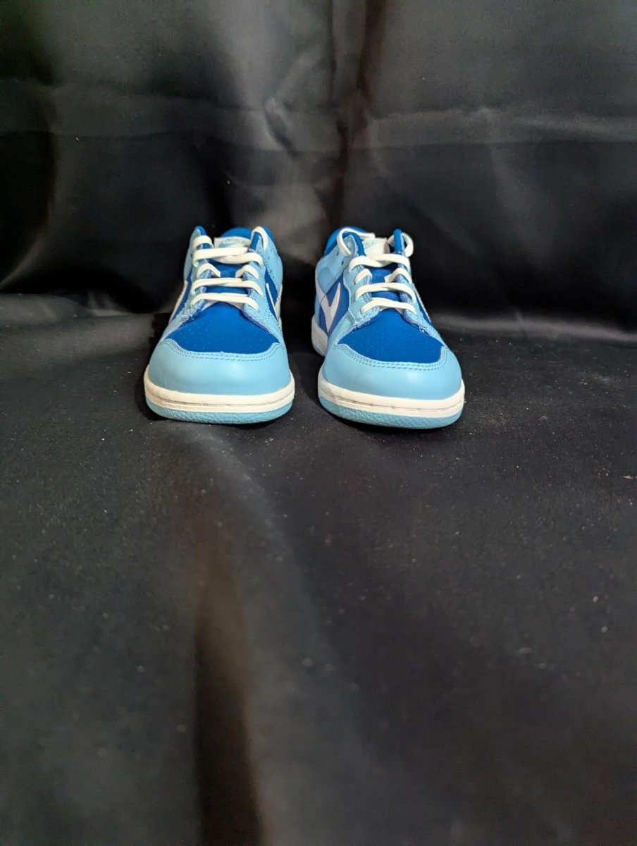 NEW NIB Nike Dunk Low Retro QS "Argon" Blue White Size 3Y Preschool DV2635 - 400 - Sole & Drip