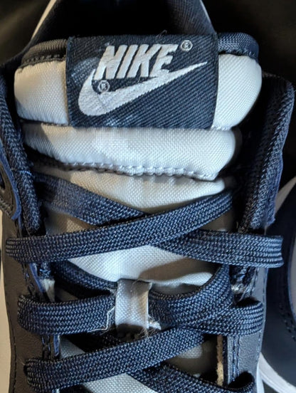 Nike Dunk Low "Georgetown" Size 13 Used VGC DD1391 - 003 Navy Blue Grey Read - Sole & Drip