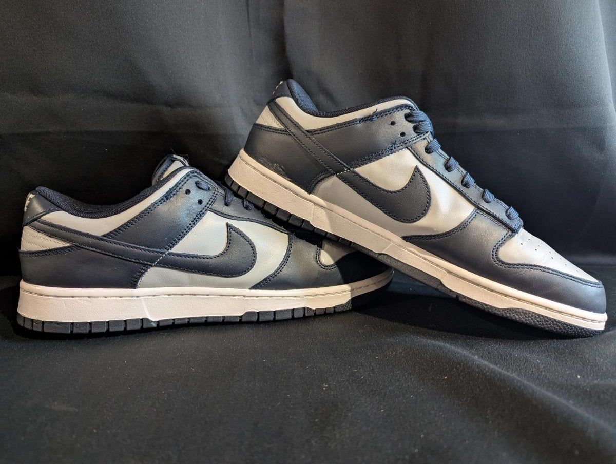 Nike Dunk Low "Georgetown" Size 13 Used VGC DD1391 - 003 Navy Blue Grey Read - Sole & Drip