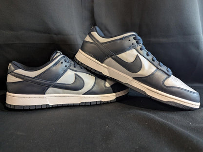 Nike Dunk Low "Georgetown" Size 13 Used VGC DD1391 - 003 Navy Blue Grey Read - Sole & Drip