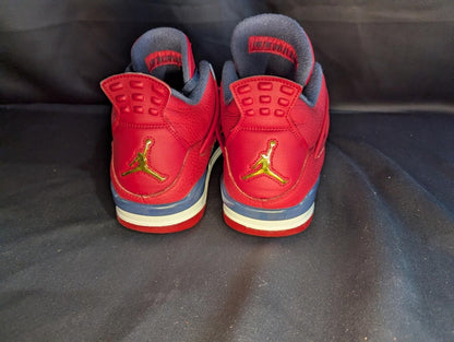 Jordan 4 Retro SE "FIBA" Red Blue Size 13 Used VGC CI1184 - 617 minor Sole Flaw - Sole & Drip