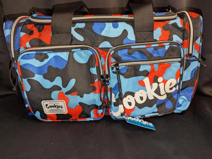 NEW Cookies SF Heritage Smell Proof Duffel Bag Blue Red Black Camo Streetwear - Sole & Drip