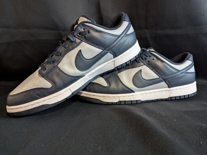 Nike Dunk Low "Georgetown" Size 13 Used VGC DD1391 - 003 Navy Blue Grey Read - Sole & Drip