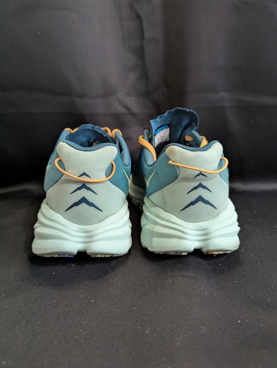 HOKA ONE ONE Rincon 3 Running Shoe Deep Lagoon/Ocean Mist Size 13 Used VGC - Sole & Drip