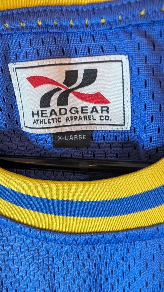 NWT Headgear Classics Barack Obama 23 Punahou High School Jersey Blue XL - Sole & Drip