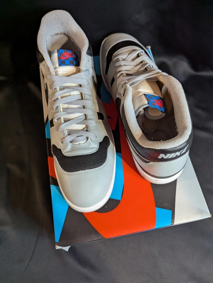 NEW DS Nike Mac Attack QS SP OG "Light Smoke Grey" 13 FB8938 - 001 Checkered Tag - Sole & Drip